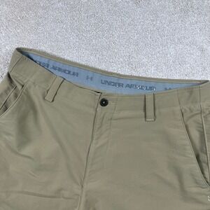 Under Armour Men's 36 Tan Match Play Golf Shorts Performance Active Stretch UA